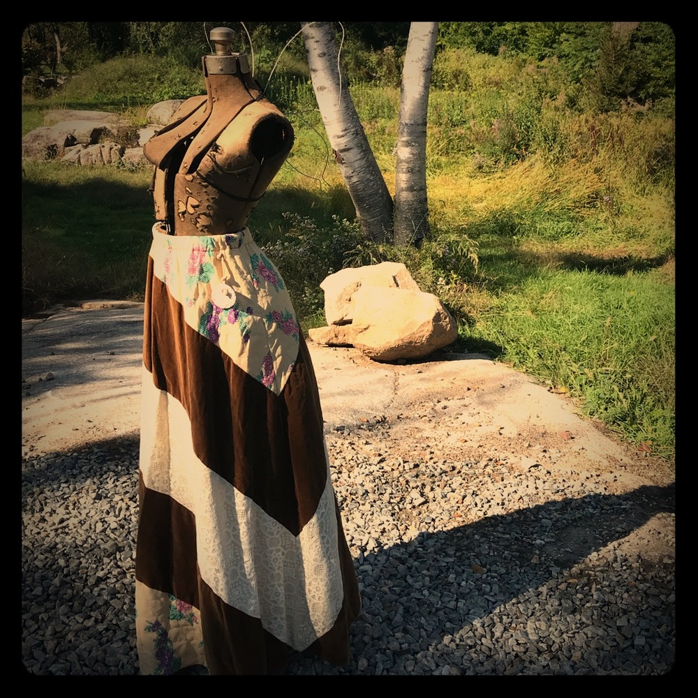 Vintage 1970’s Chessa Davis peddler skirt